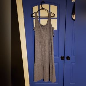 Grey XL stretch sleeveless dress new with tags
